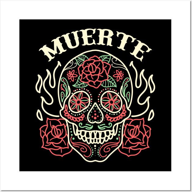 skull muerte Wall Art by donipacoceng